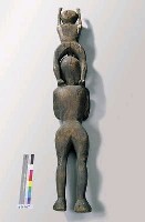 祖先雕刻木柱藏品圖，第6張